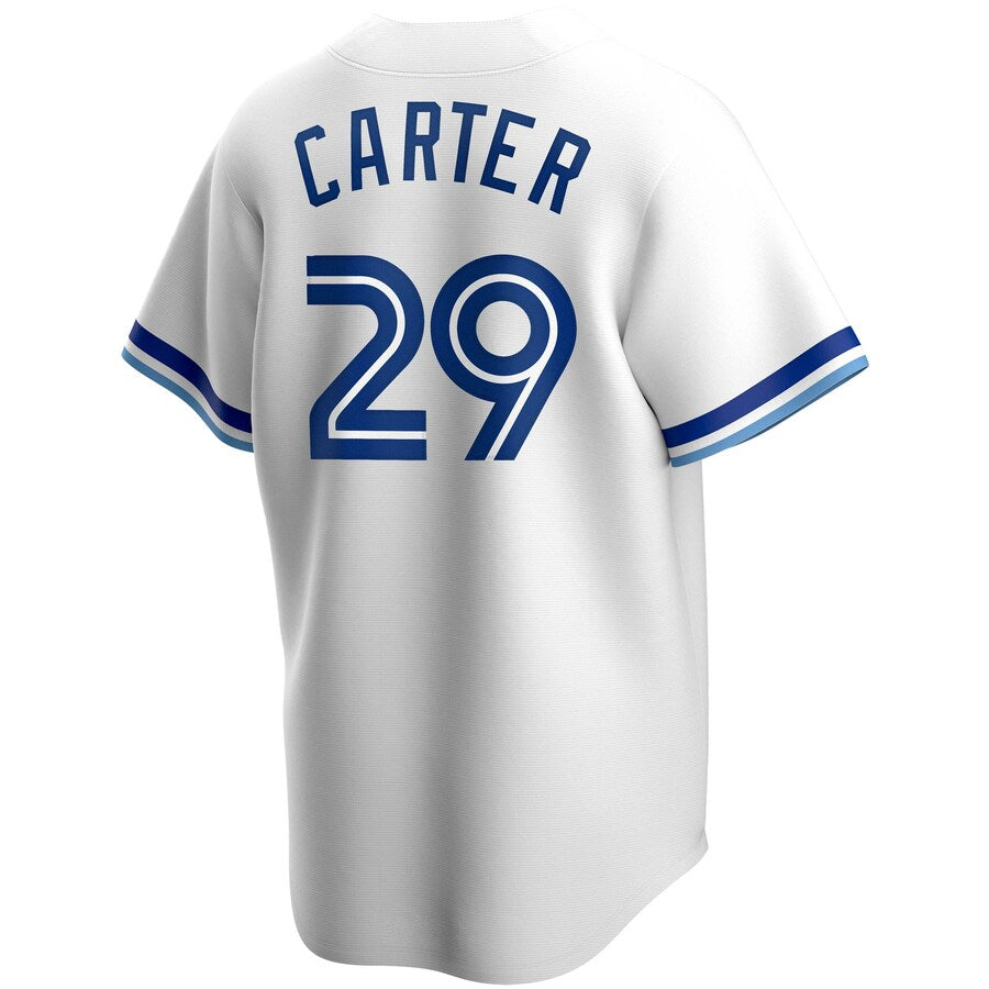 Men's Toronto Blue Jays Joe Carter Nike White Home Limited Cooperstown Collection Player Jersey
