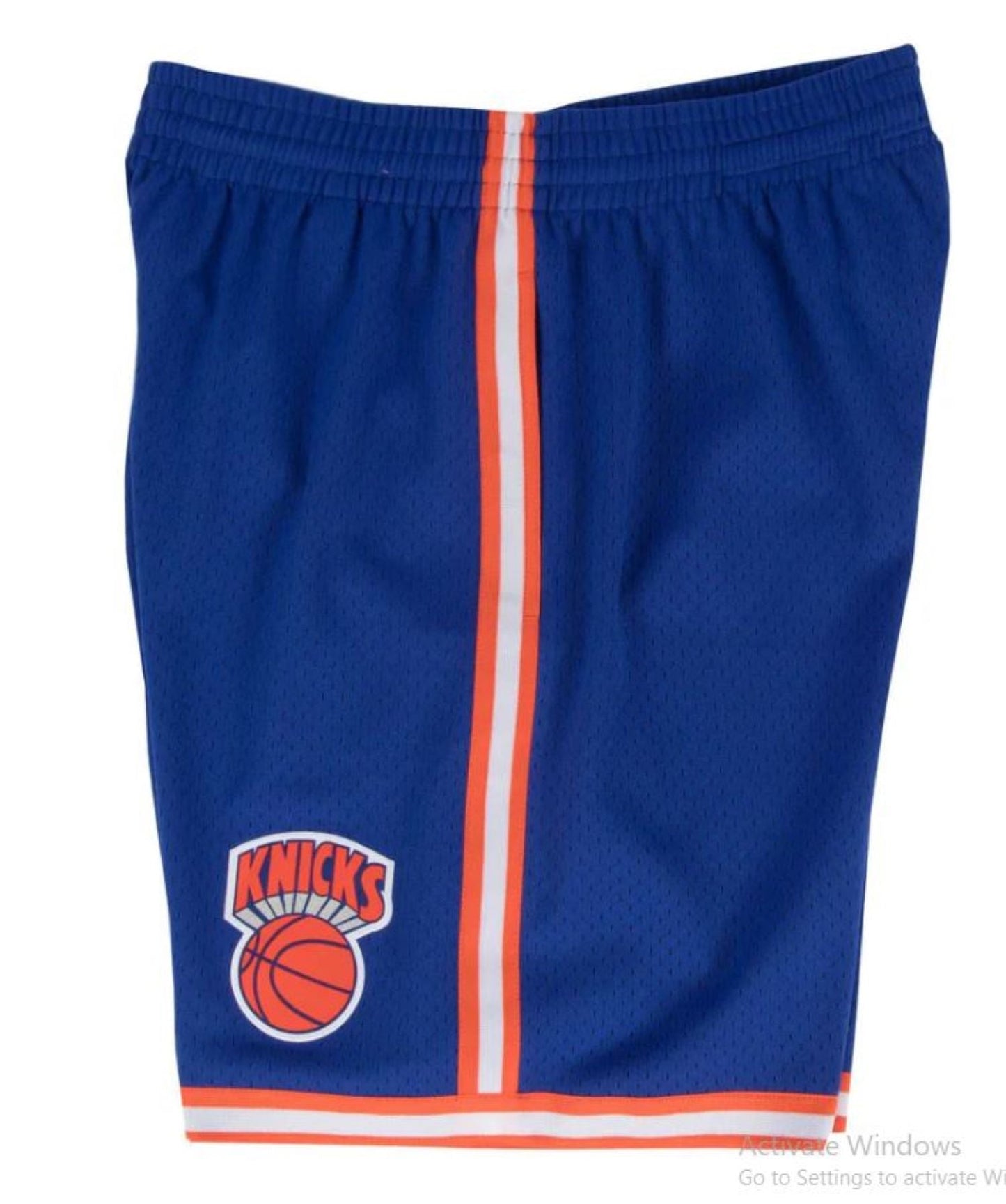 Mitchell & Ness Men's New York Knicks 1991 Swingman Shorts - Blue/Orange