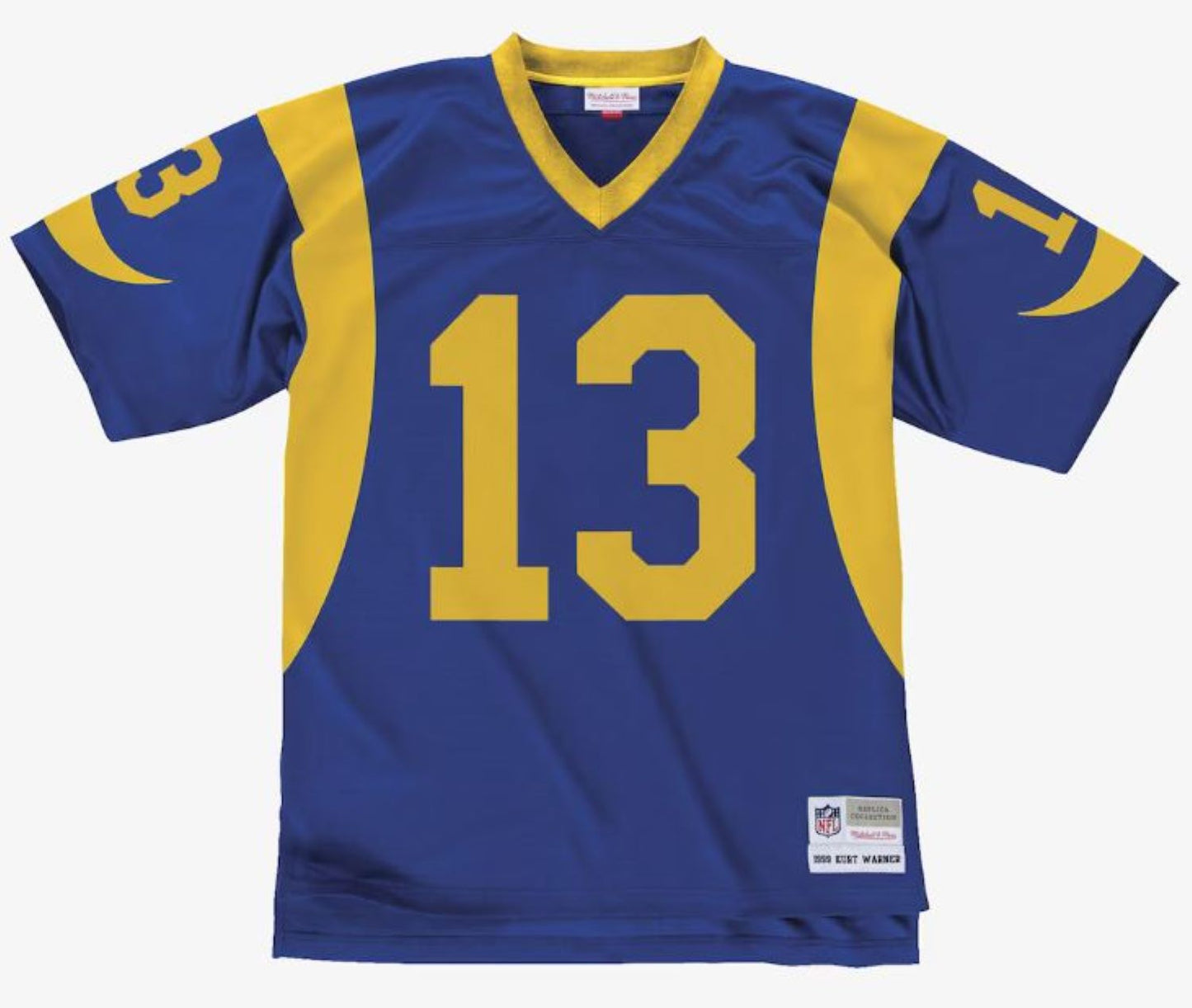 Mitchell & Ness Kurt Warner St. Louis Rams 1999 Legacy Player Jersey - Blue/Yellow