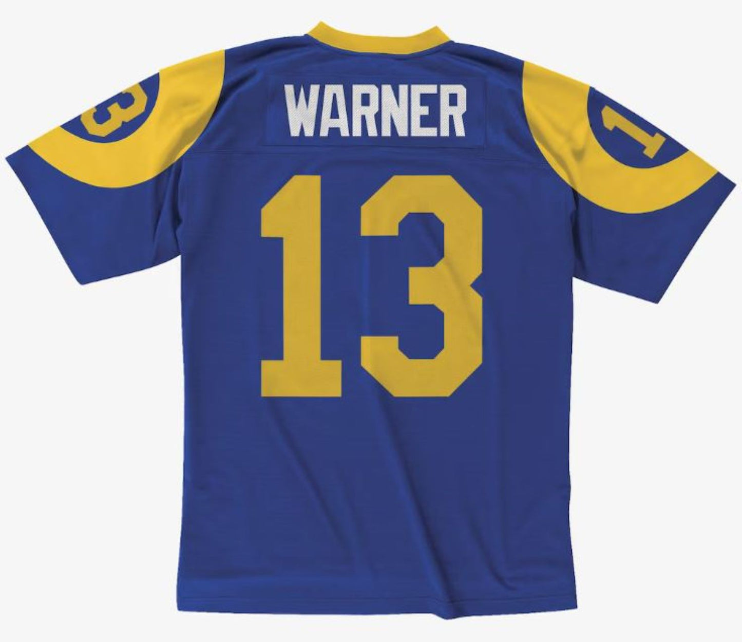 Mitchell & Ness Kurt Warner St. Louis Rams 1999 Legacy Player Jersey - Blue/Yellow