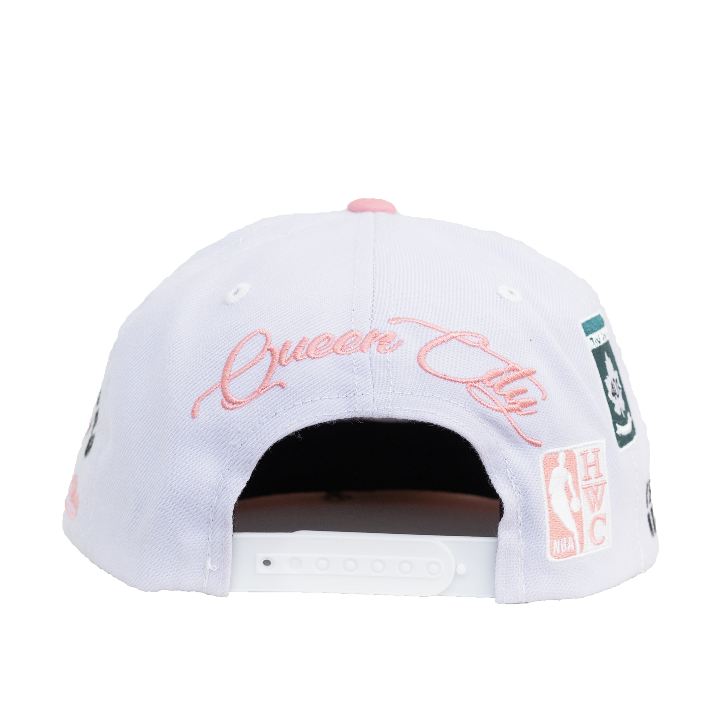 Men's Mitchell & Ness Toronto Raptors Snapback Hat - White/Pink