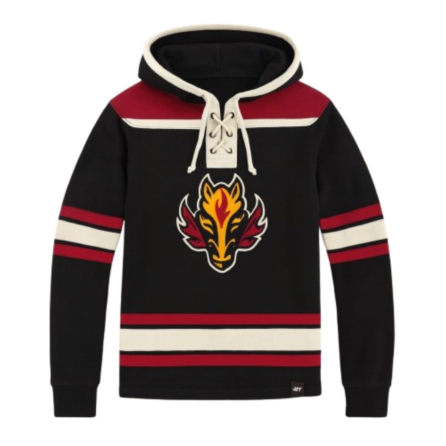 '47 NHL Calgary Flames Blasty Lacer Fleece Hoodie - Black