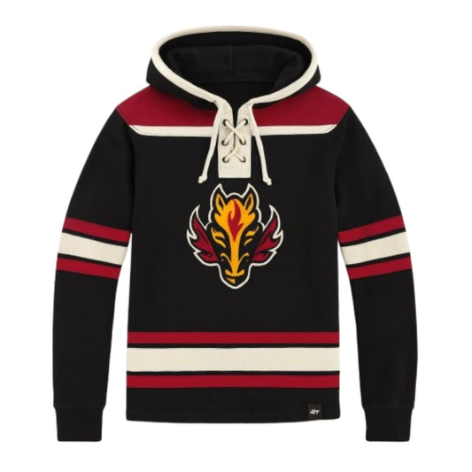 '47 NHL Calgary Flames Blasty Lacer Fleece Hoodie - Black