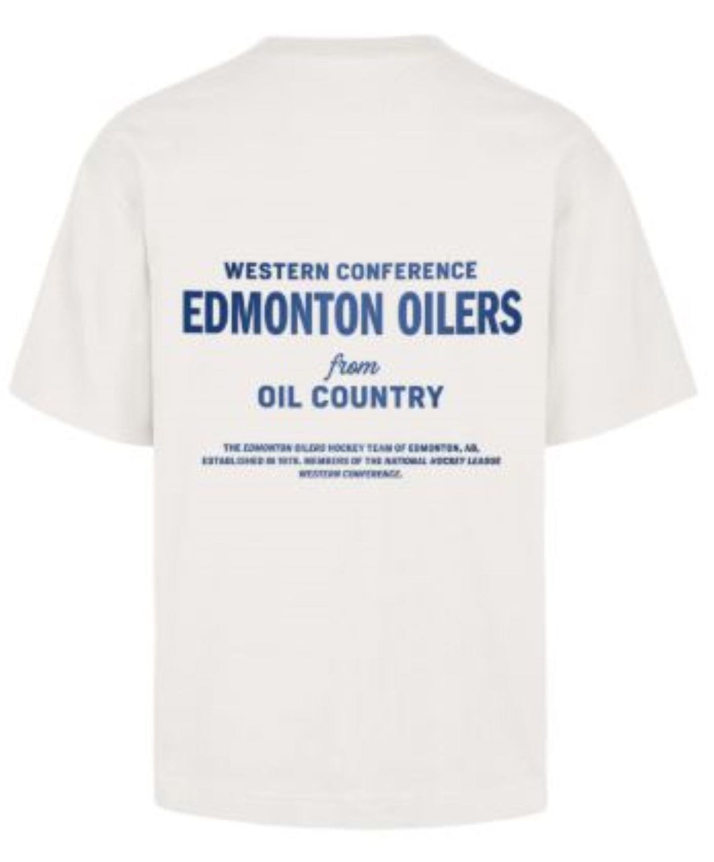'47 NHL Edmonton Oilers Leon Foundation Tee - White