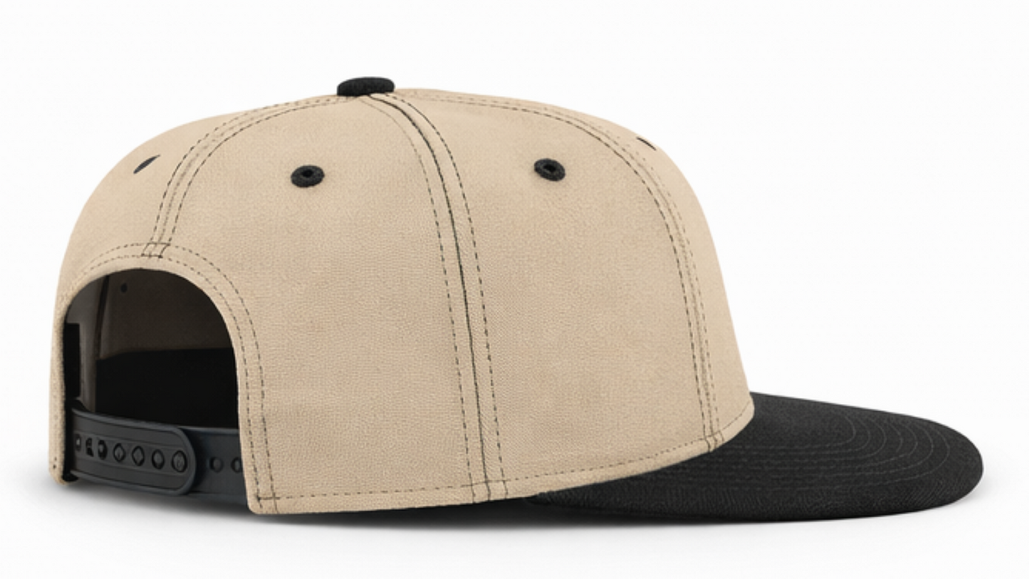 47 NHL Vancouver Canucks Lunar Captain RP Adjustable Snapback Hat - Tan/Black