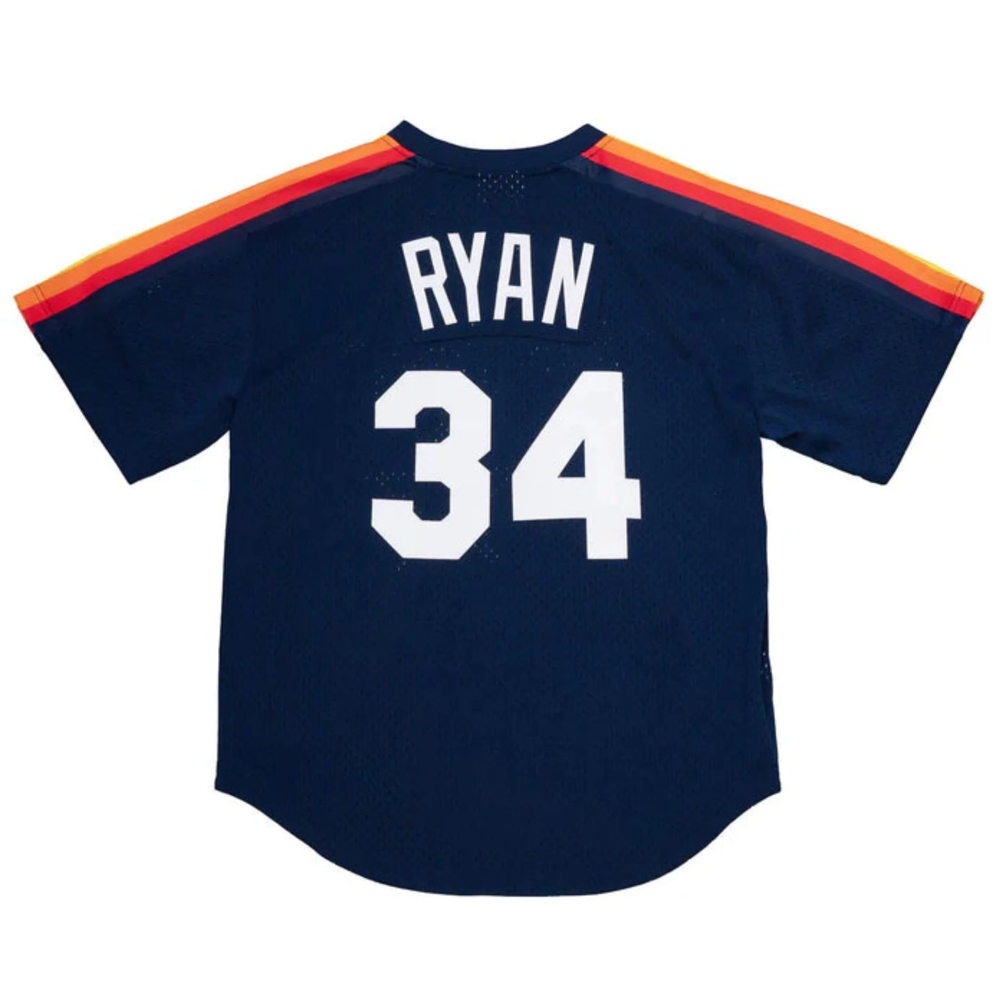 Men's Nolan Ryan Navy Houston Astros Cooperstown Collection Authentic Pullover Jersey