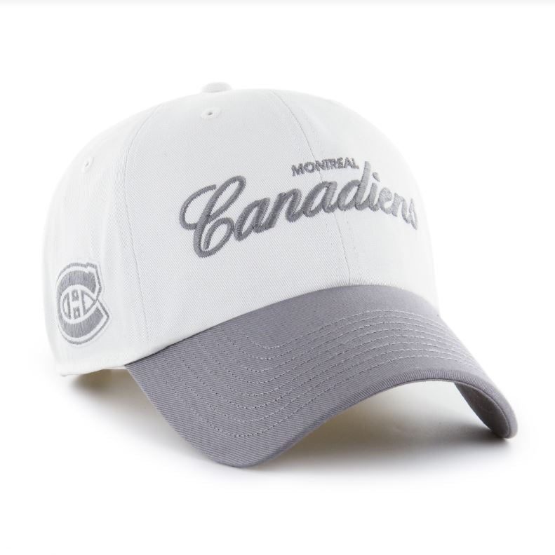'47 NHL Montreal Canadiens Foundational TT Clean Up Hat - White/Grey