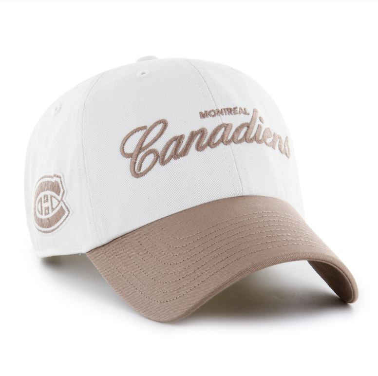 '47 NHL Montreal Canadiens Foundational TT Clean Up Hat - White/Tan
