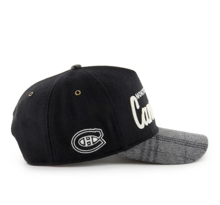 '47 NHL Montreal Canadiens Windowpane Plaid Hitch RF Adjustable - Navy/Grey