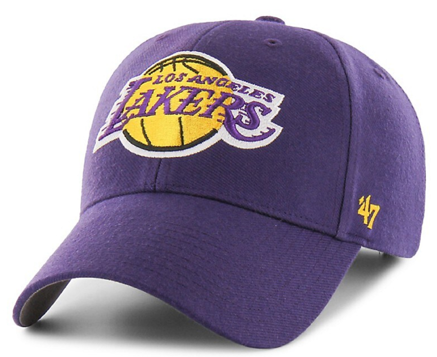 LA Lakers NBA ’47 Brand Adjustable Structured MVP Purple Hat
