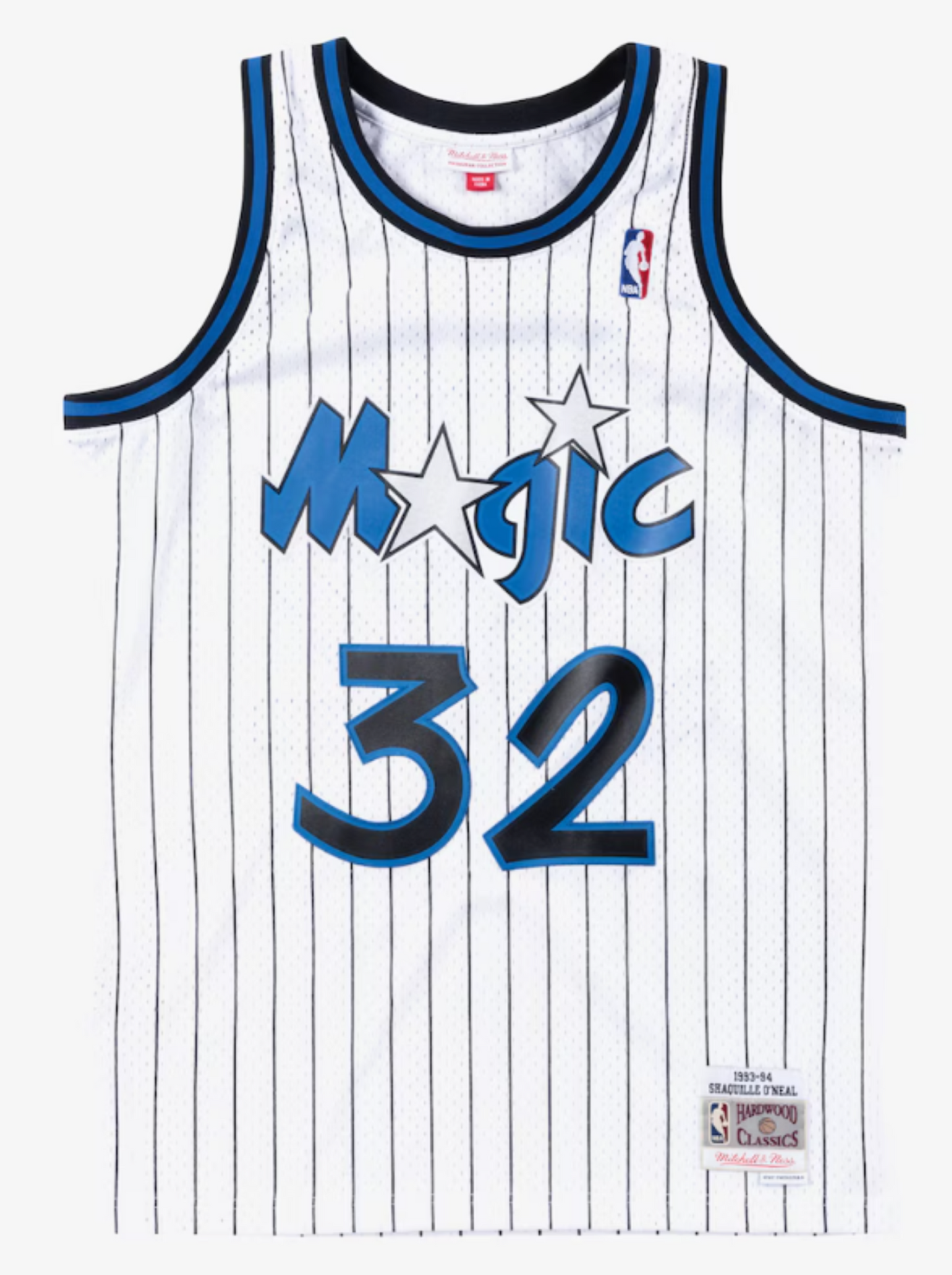 Men's Mitchell & Ness Shaquille O'Neal Orlando Magic 1993-94 Hardwood Classics Swingman Jersey - White