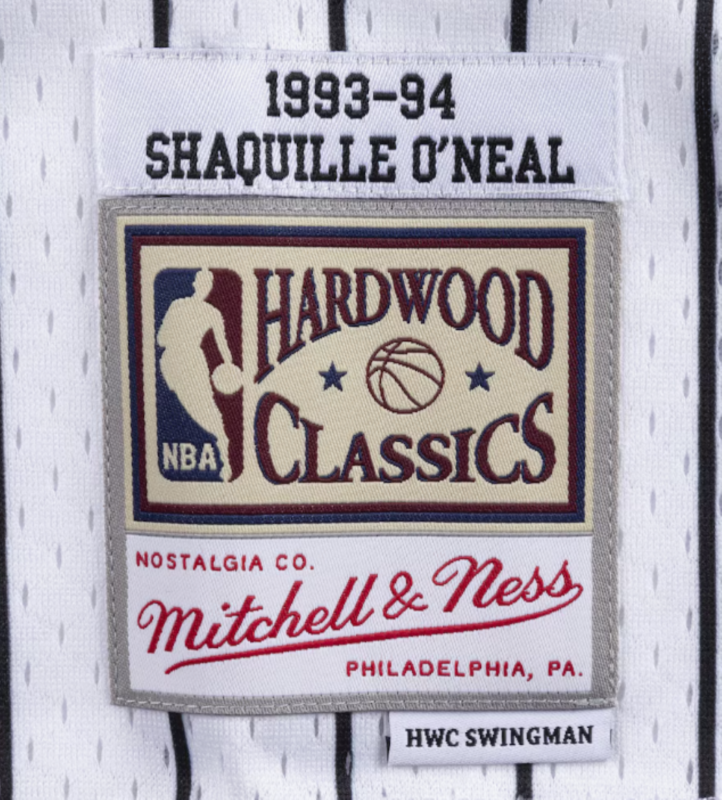 Men's Mitchell & Ness Shaquille O'Neal Orlando Magic 1993-94 Hardwood Classics Swingman Jersey - White