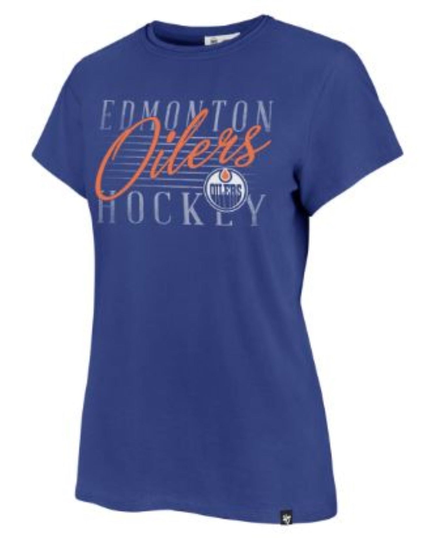 47 NHL Edmonton Oilers Women's Maze Frankie T Shirt - Blue