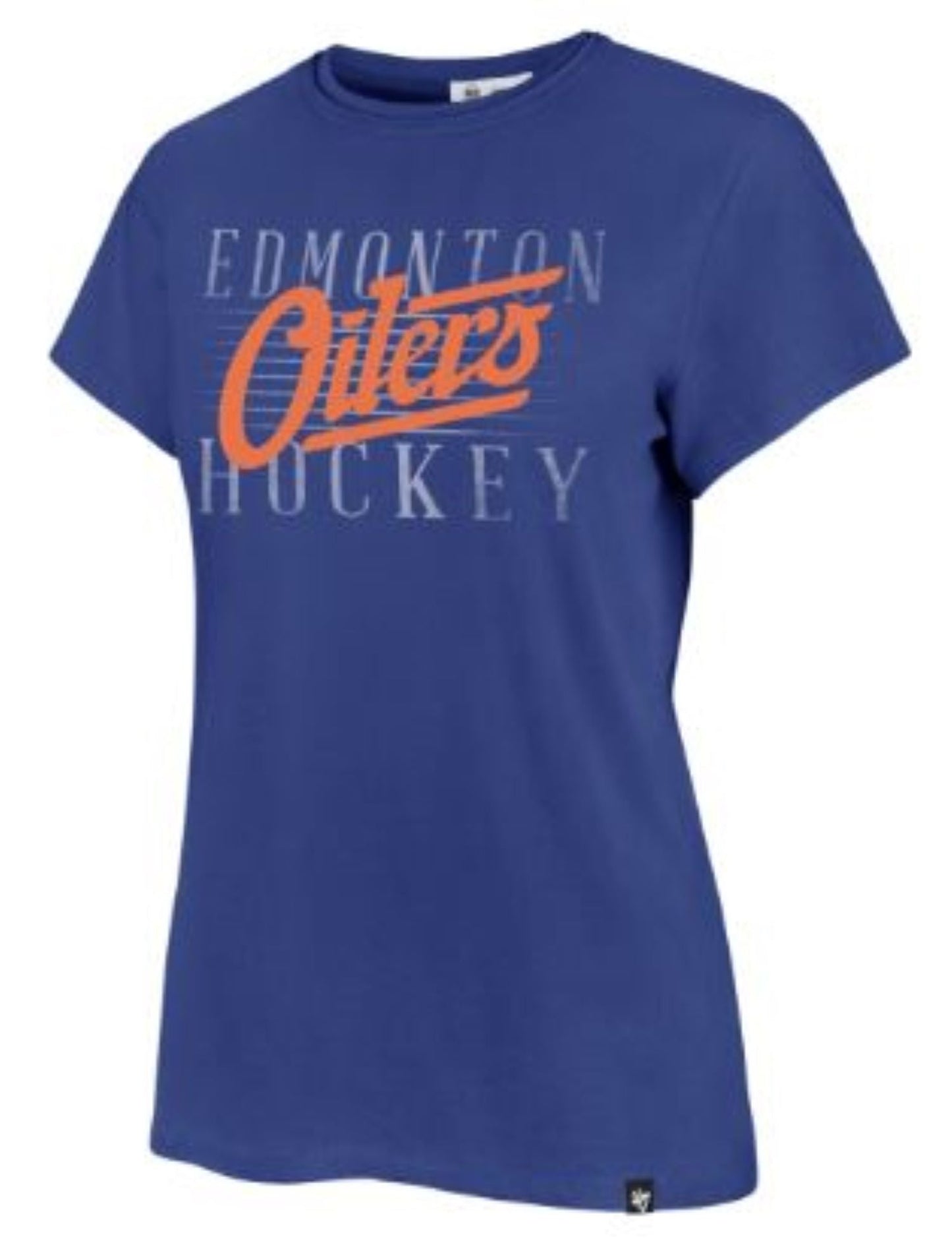 47 NHL Edmonton Oilers Women's Maze Frankie T Shirt - Blue