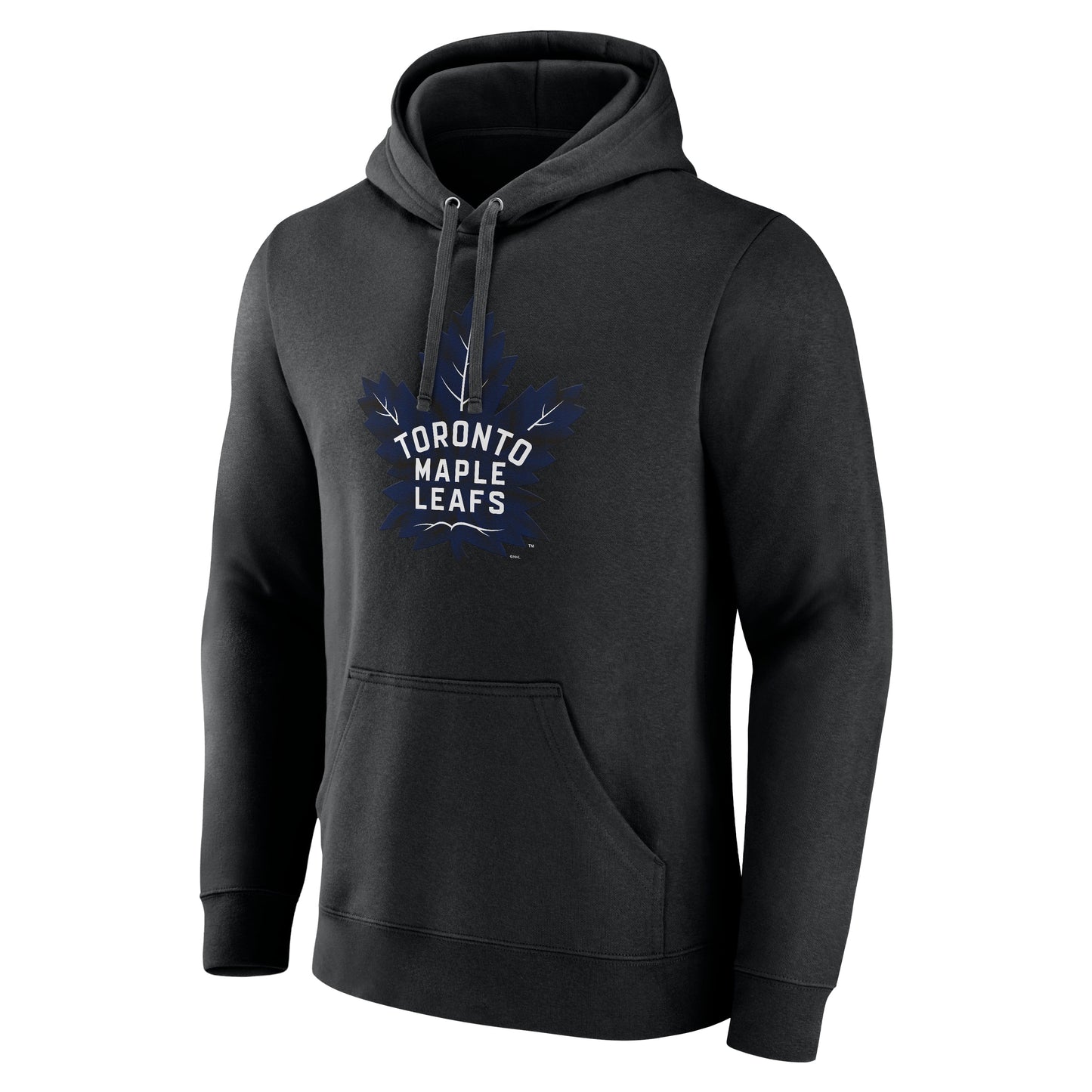 Men's Toronto Maple Leafs Fanatics Branded Black Alternate Logo Fleece - Pullover Hoodie