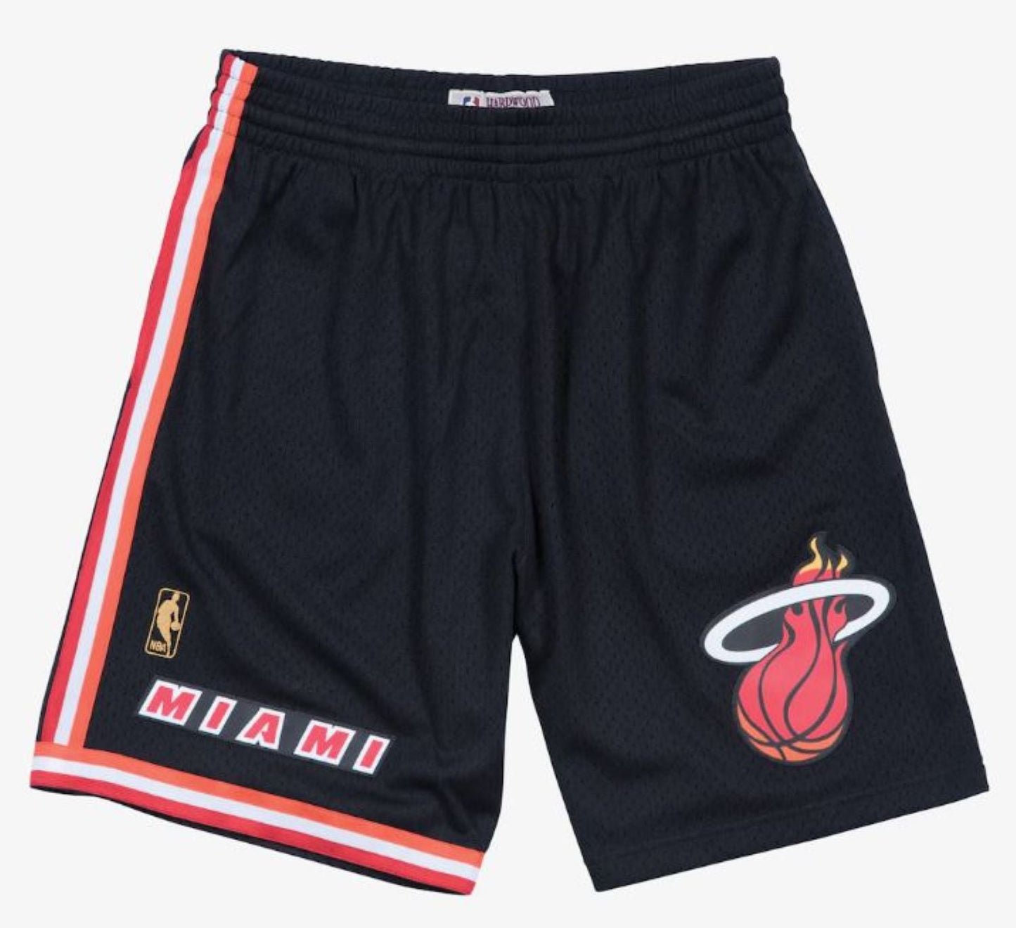 Mitchell & Ness Men's Miami Heat 1996 Swingman Shorts - Black/Red