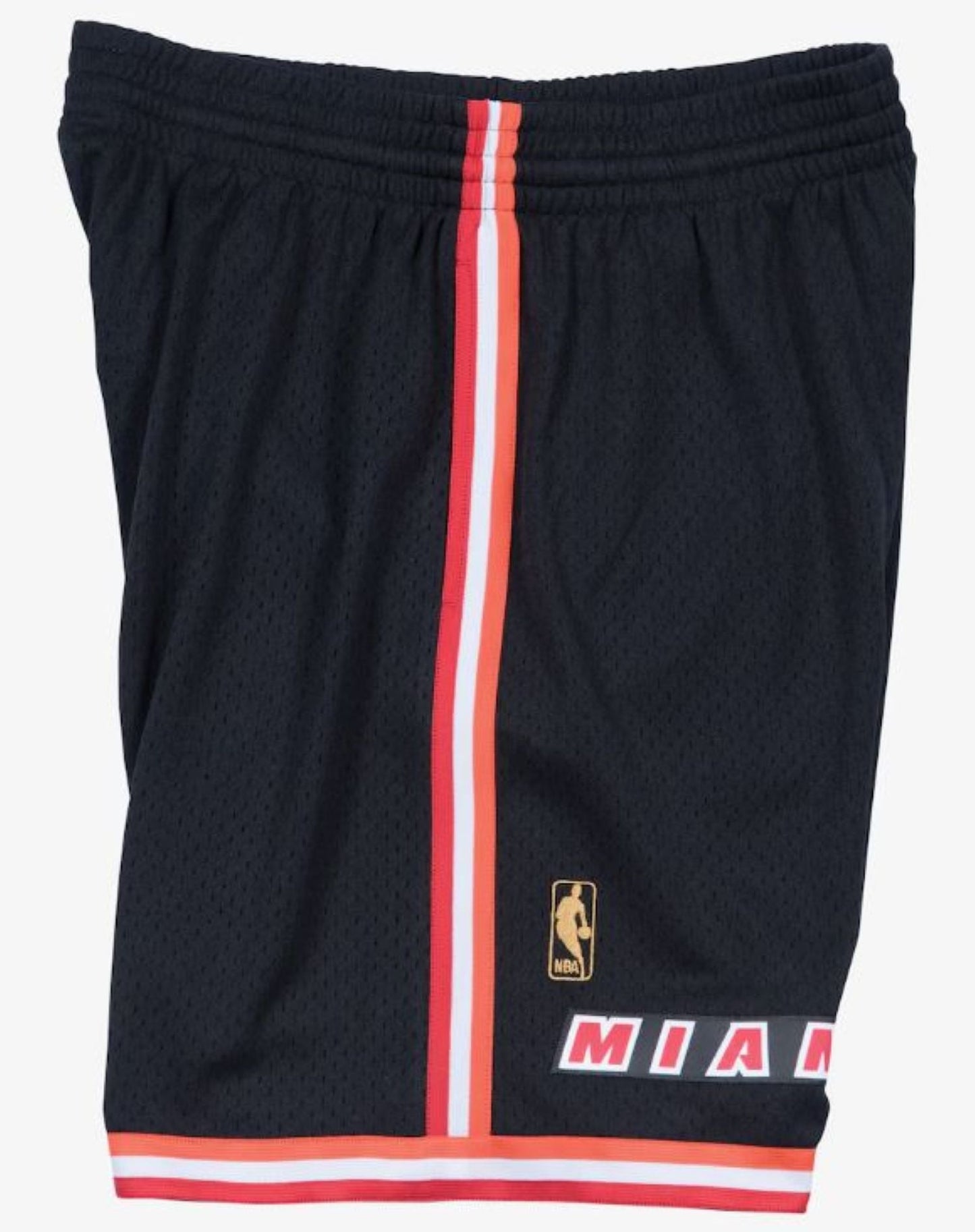 Mitchell & Ness Men's Miami Heat 1996 Swingman Shorts - Black/Red