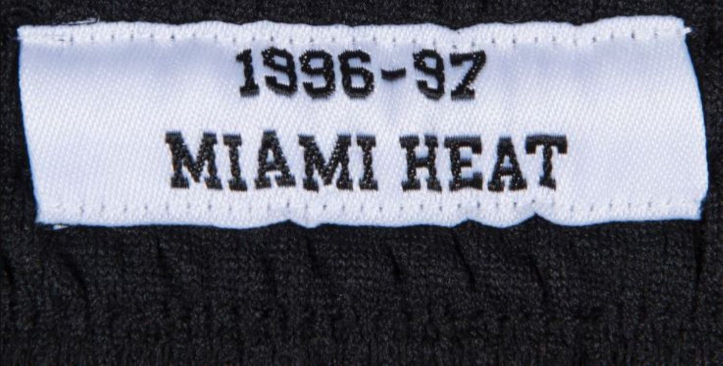 Mitchell & Ness Men's Miami Heat 1996 Swingman Shorts - Black/Red