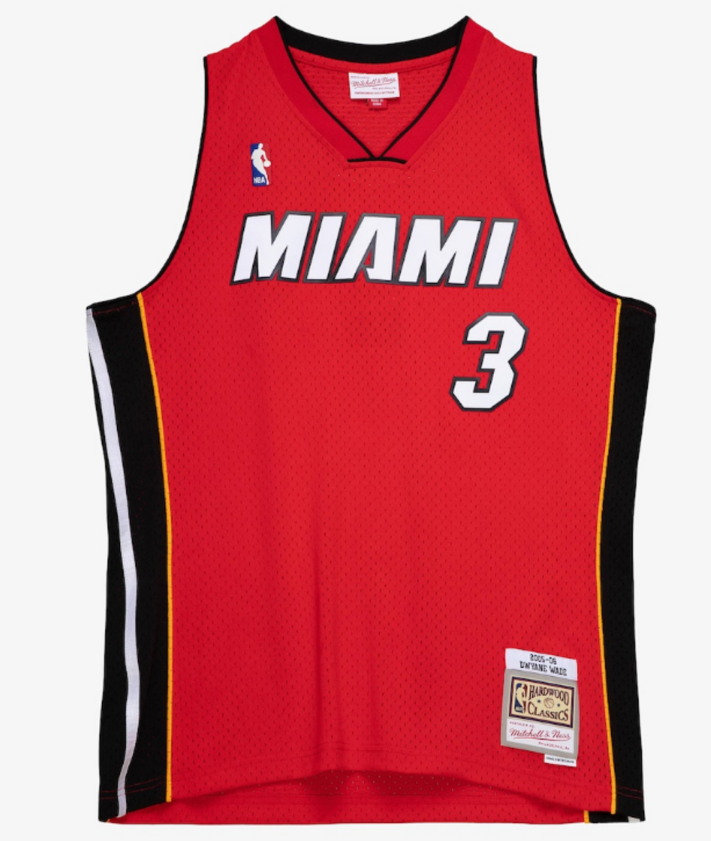 Mitchell & Ness Men's Miami Heat Dwayne Wade Hardwood Classics 2005/06 Swingman Jersey - Red