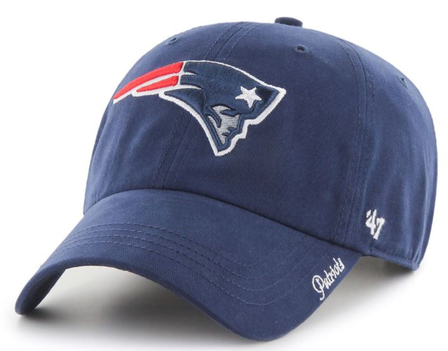 '47 NFL Women's New England Patriots Miata Clean Up Adjustable Hat - Navy
