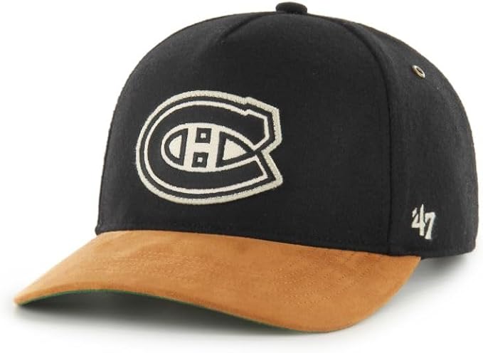 '47 NHL Montreal Canadiens Age TT Hitch Snapback Hat - Black/Gold