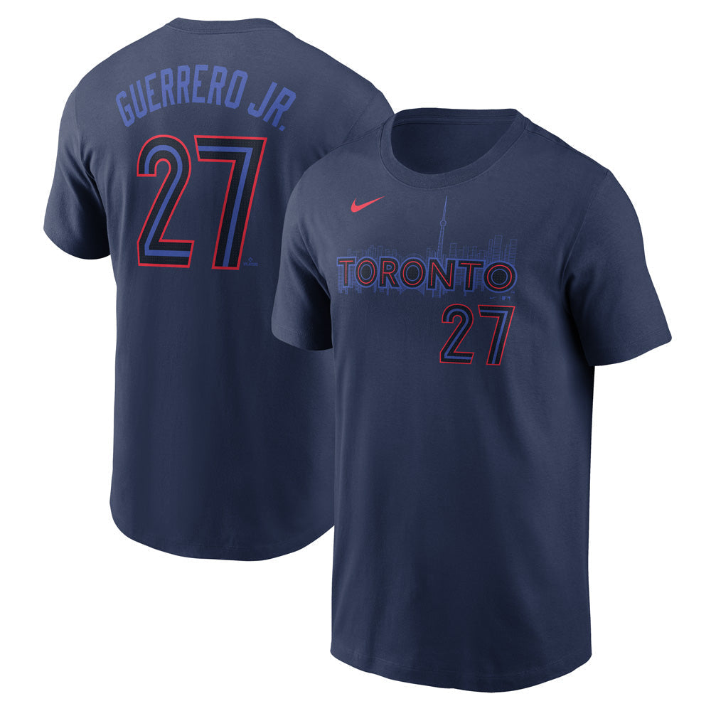 Nike MLB Toronto Blue Jays Vladimir Guerrero Jr. City Connect Men's T-Shirt - Navy