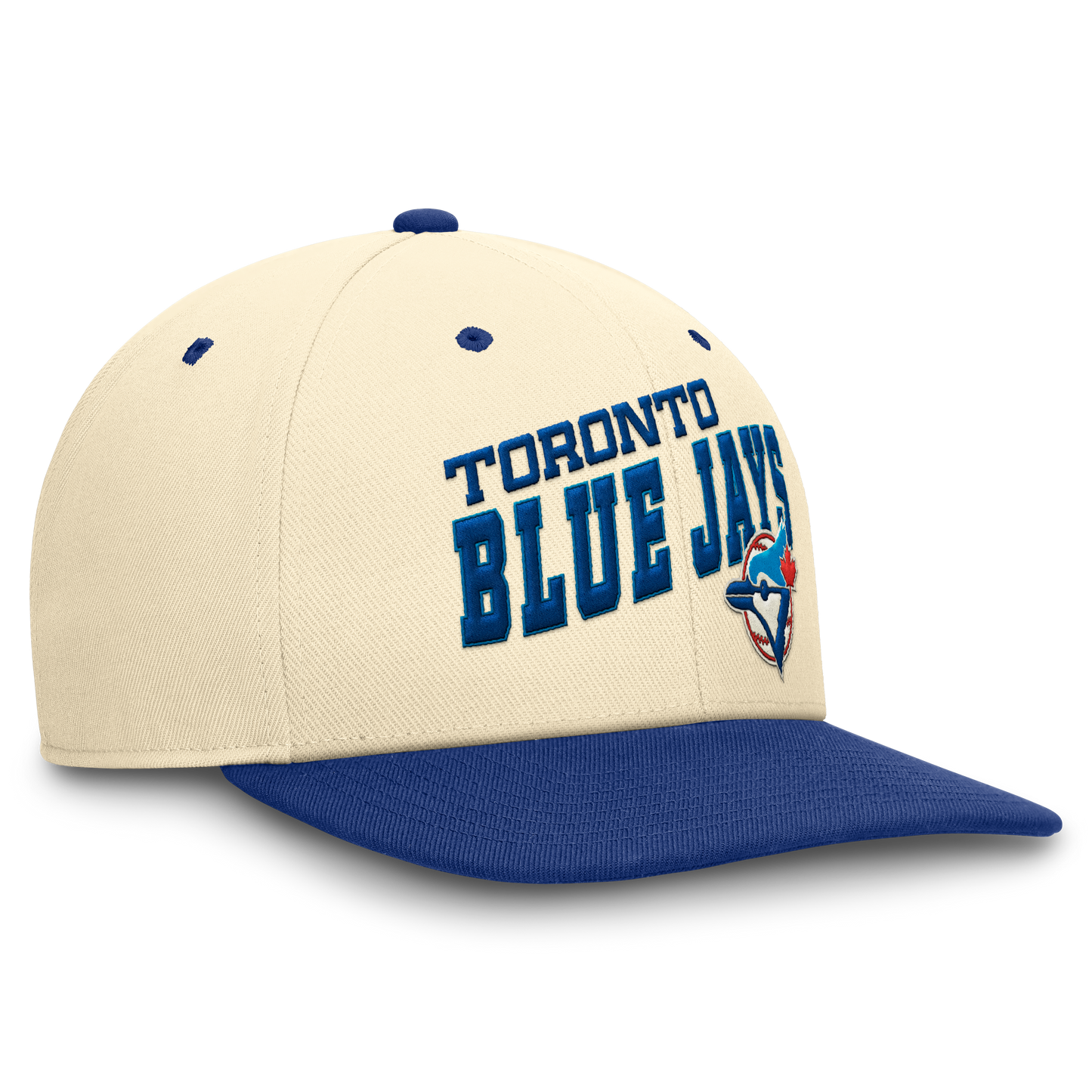 Nike Toronto Blue Jays Rewind Cooperstown Collection Performance Snapback Hat - Cream/Royal