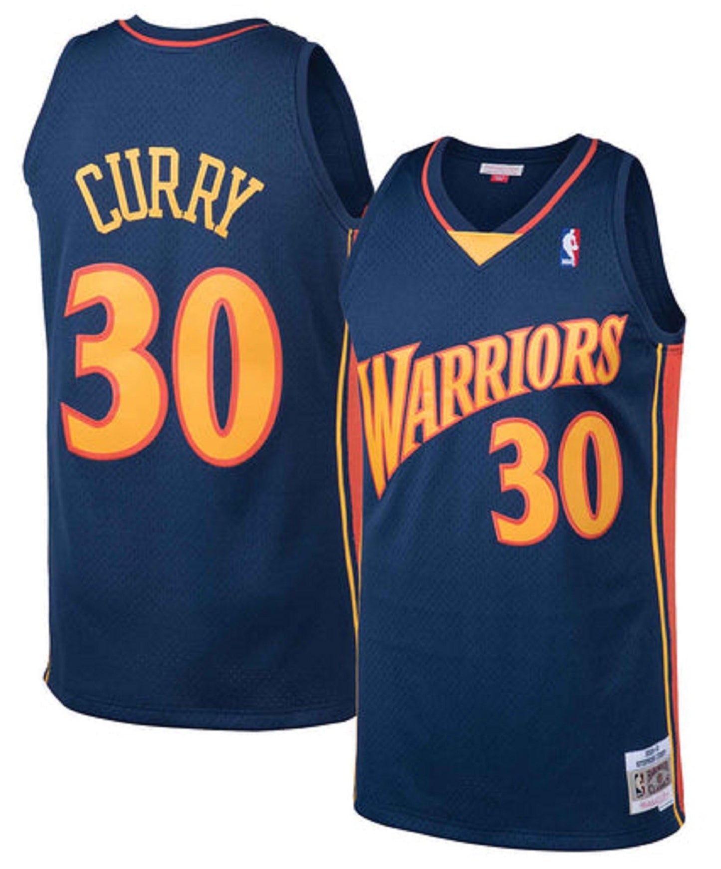 Stephen Curry Golden State Warriors 2009-10 Mitchell & Ness Hardwood Classics Swingman Jersey – Navy Blue