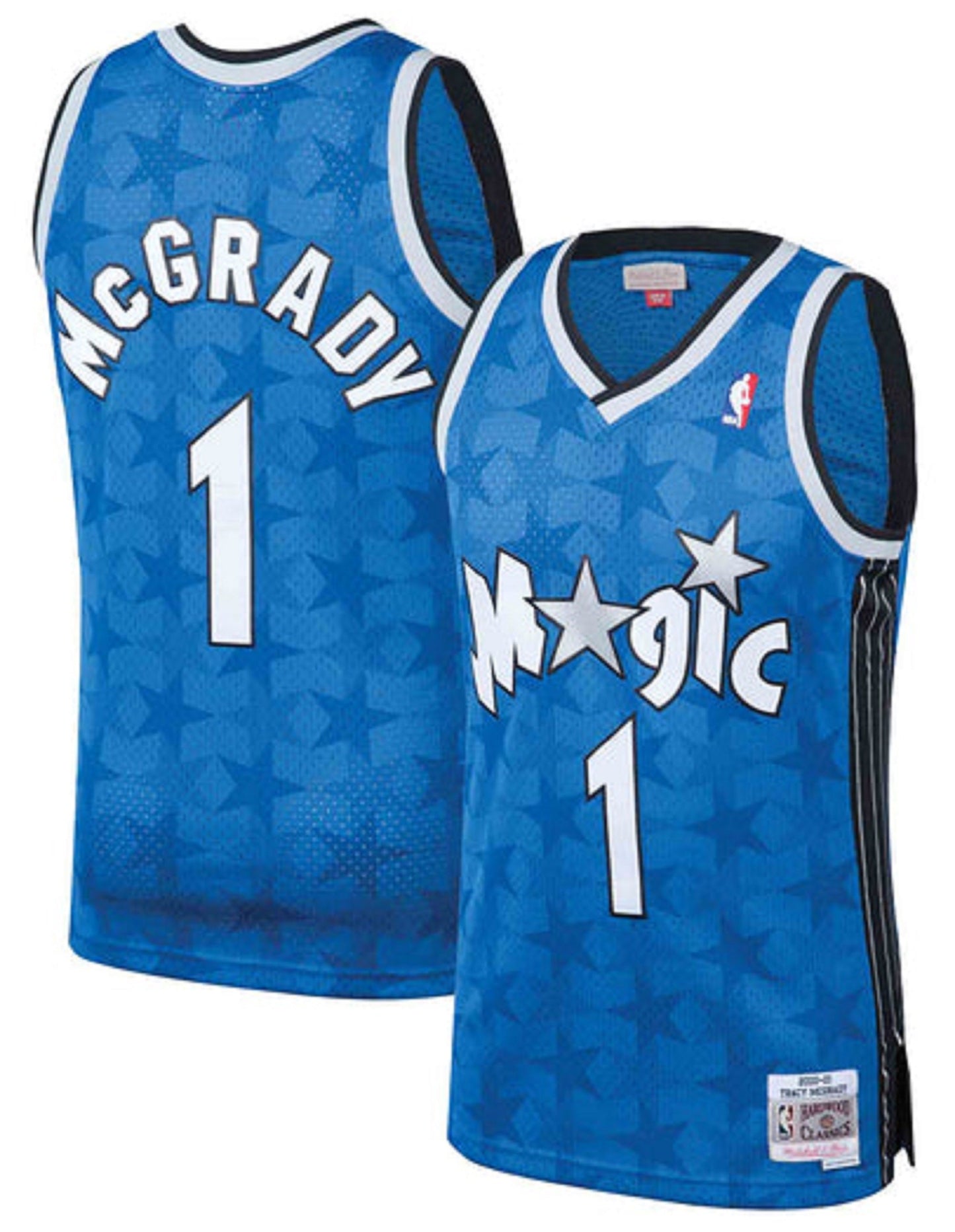 Men's Mitchell & Ness Tracy McGrady Blue Orlando Magic 2000-01 Hardwood Classics Swingman Jersey