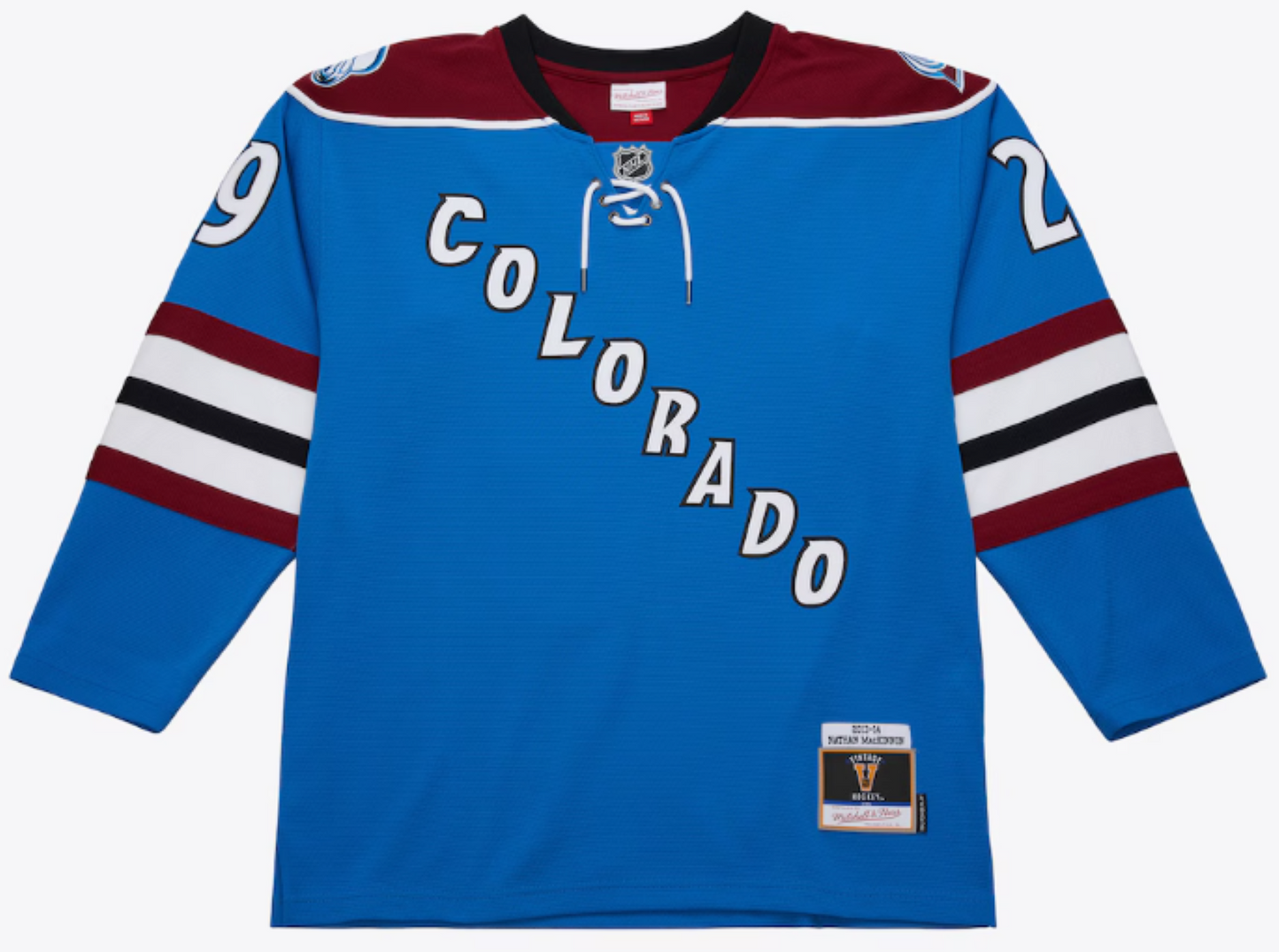 Mitchell & Ness NHL Nathan MacKinnon Colorado Avalanche 2013-14 Power Play Jersey - Blue/Burgundy