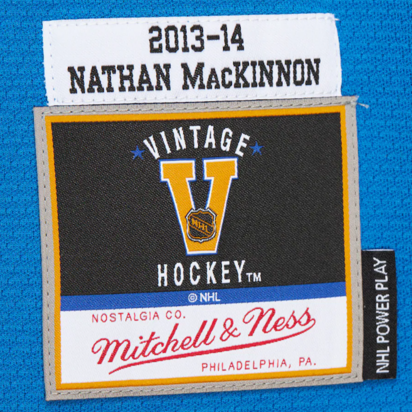 Mitchell & Ness NHL Nathan MacKinnon Colorado Avalanche 2013-14 Power Play Jersey - Blue/Burgundy