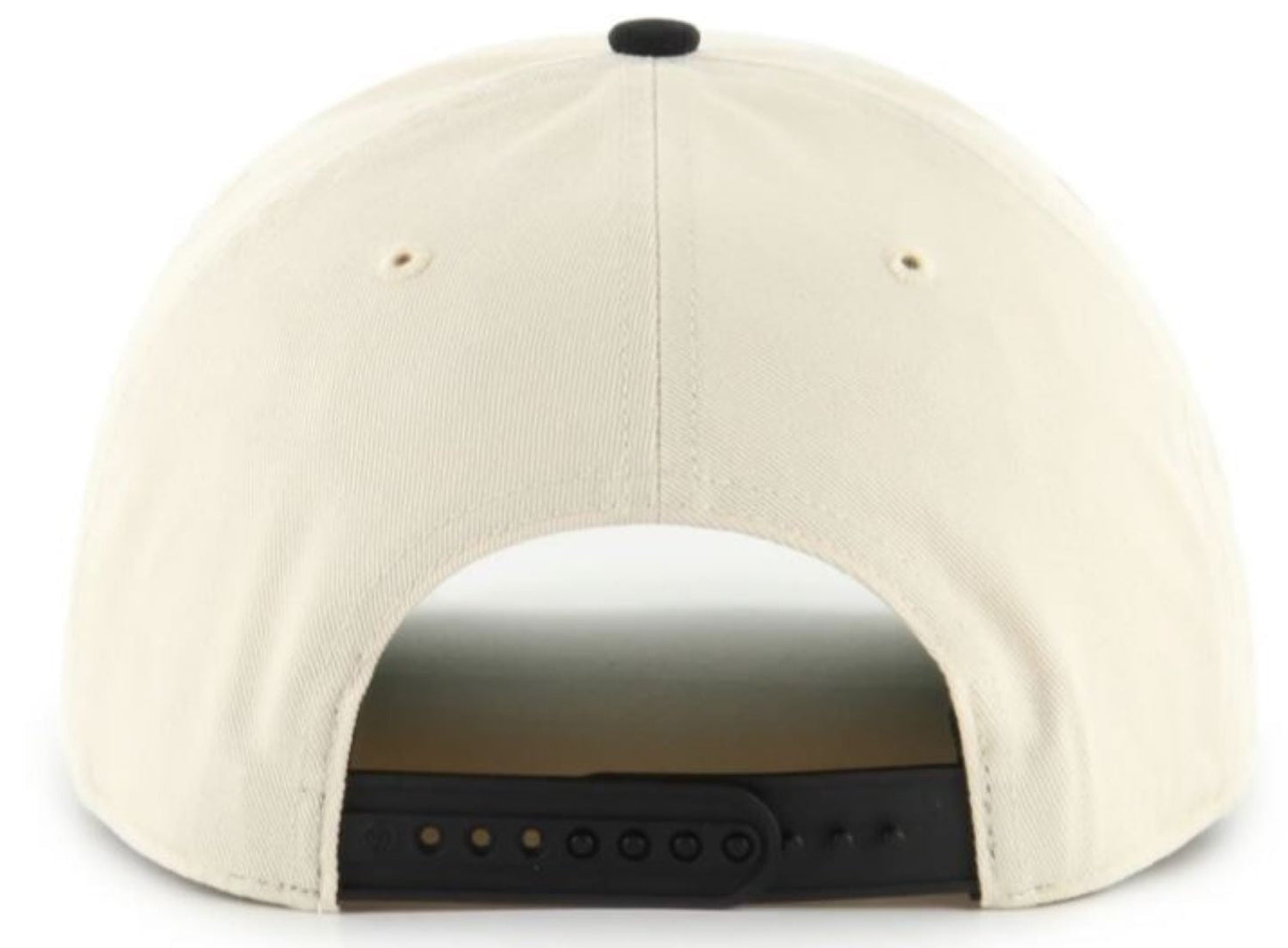 '47 NHL Ottawa Senators Natural Rope TT Hitch Adjustable Snapback Hat - Beige/Black