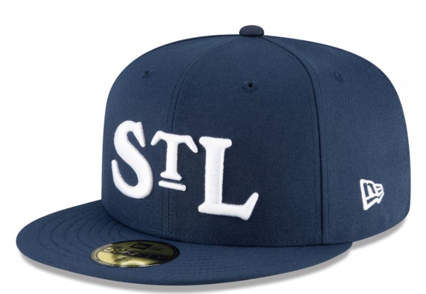 New Era Negro League St. Louis Stars Turn Back the Clock Rickwood Classic 59FIFTY Fitted Hat - Navy