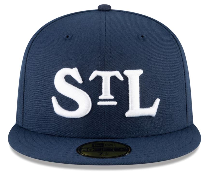 New Era Negro League St. Louis Stars Turn Back the Clock Rickwood Classic 59FIFTY Fitted Hat - Navy