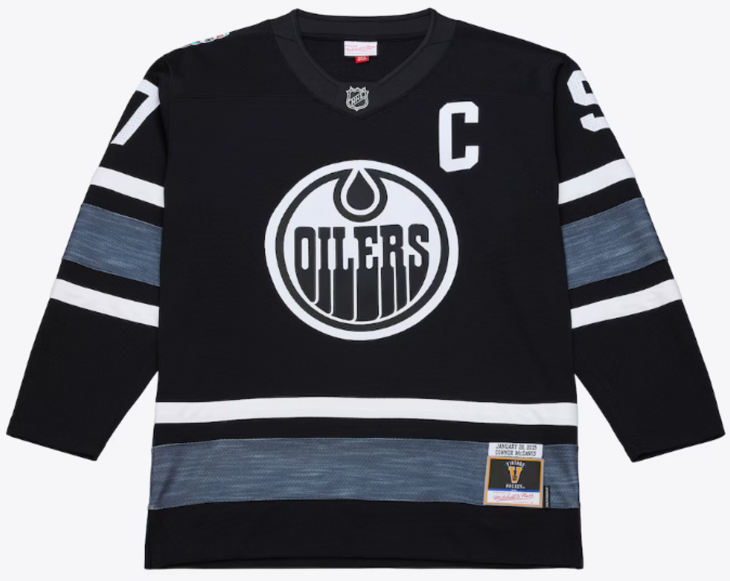 Mitchell & Ness NHL 2019 All-Star Game Edmonton Oilers Connor McDavid Jersey - Black/White
