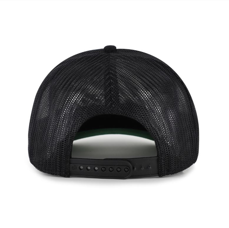 '47 NHL Ottawa Senators Double Header Rope Mesh Adjustable Snapback Hat - Black