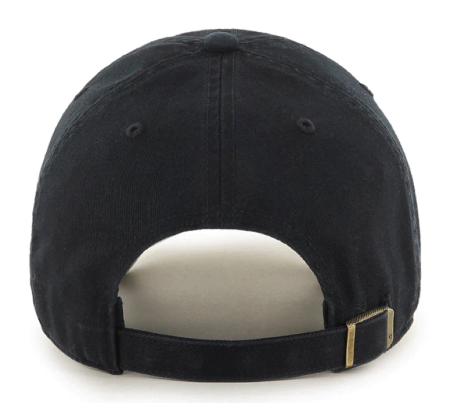 Pittsburgh Steelers NFL ’47 Adjustable Unstructured Clean Up Black on Black Hat