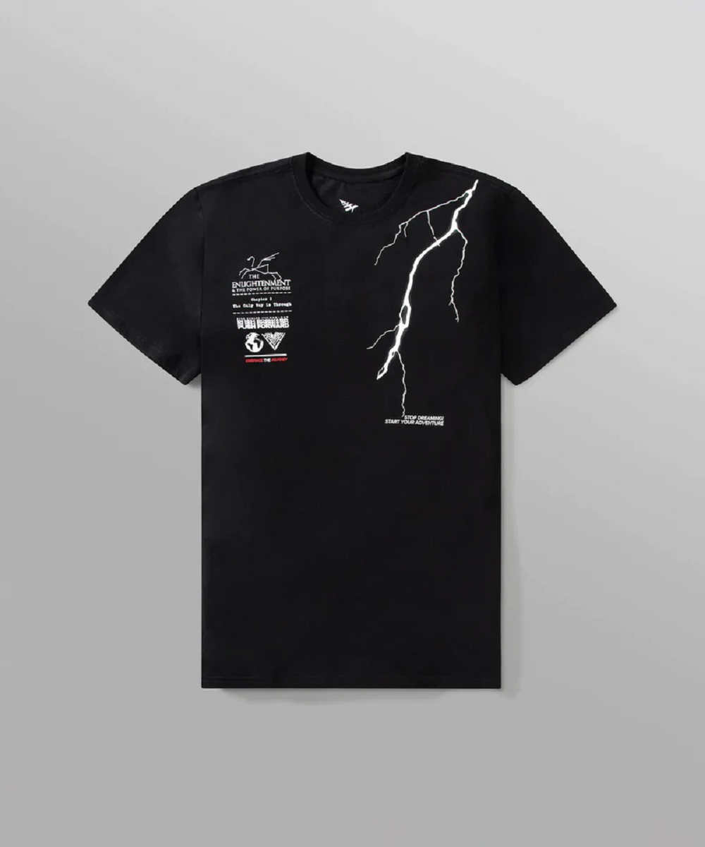 PAPER PLANES (BLACK ENLIGHTENED T-SHIRT)