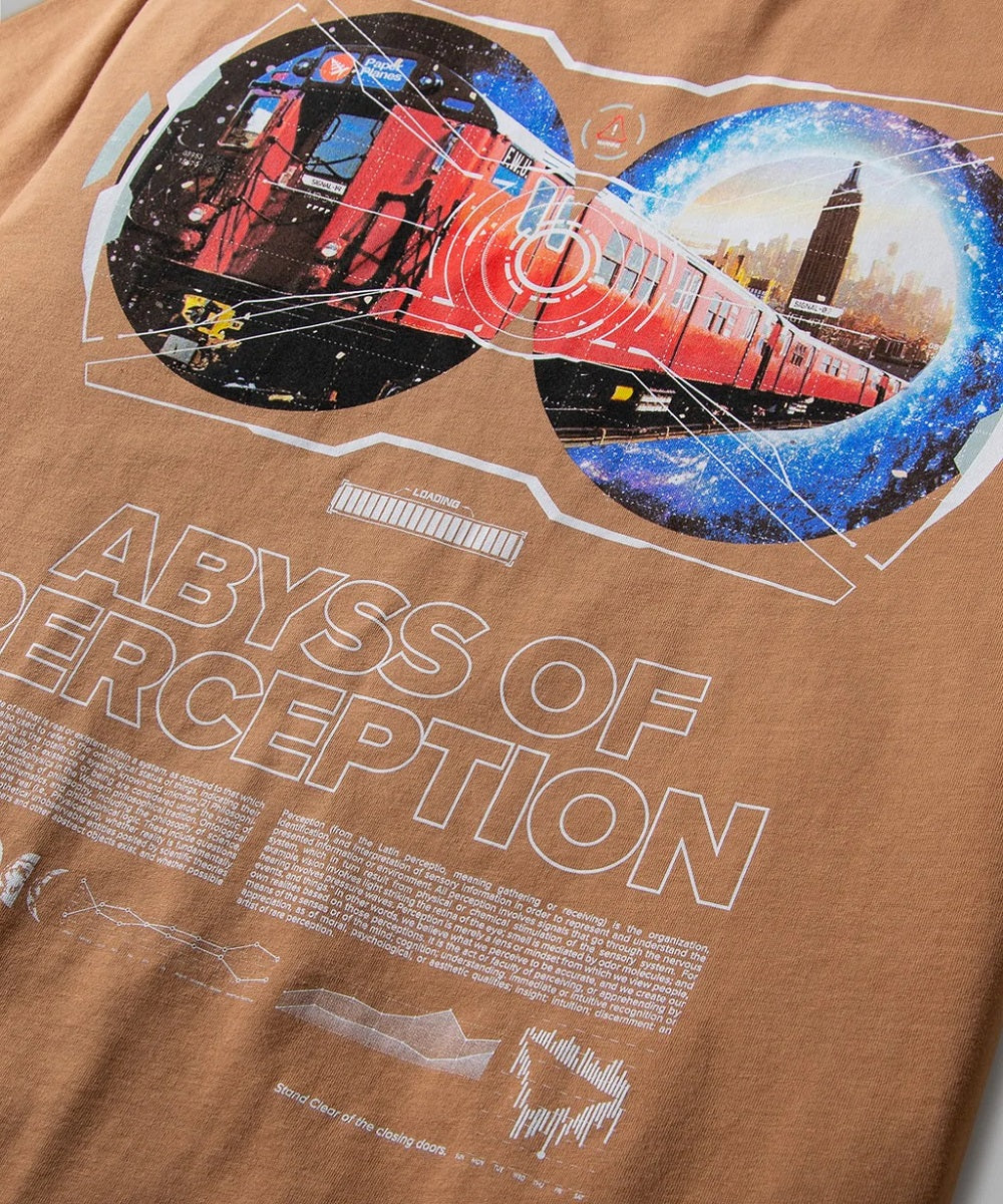 Paper Plane Abyss Of Perception Tee