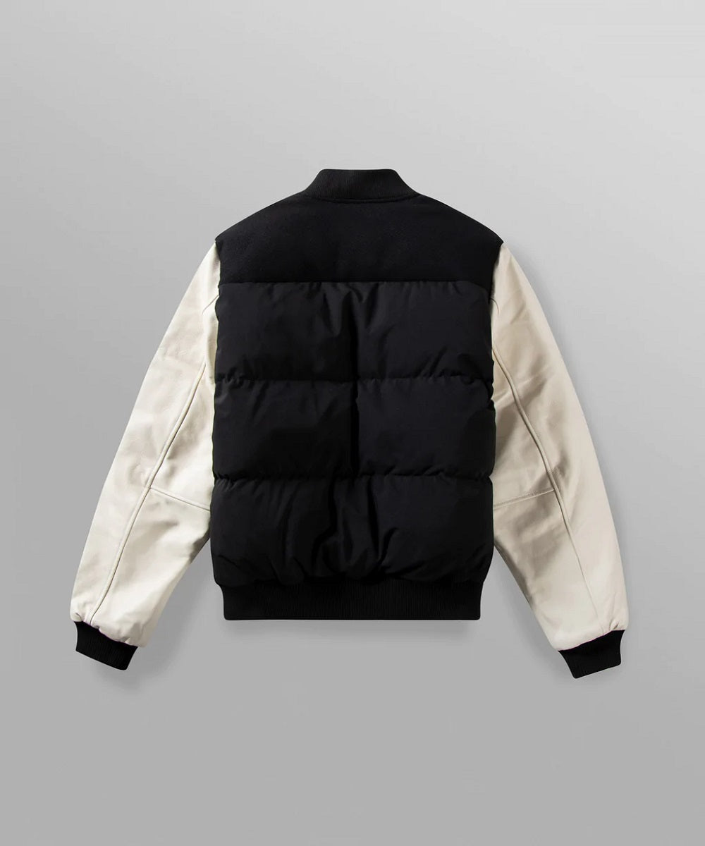 Paper Plane Varsity Jacket
