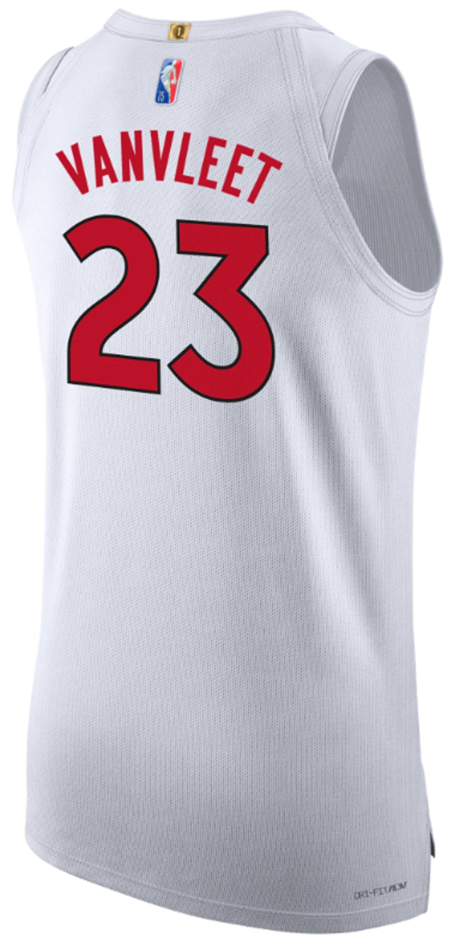 Raptors Nike Men's 2021-22 Authentic Icon Diamond Jersey White - VanVleet