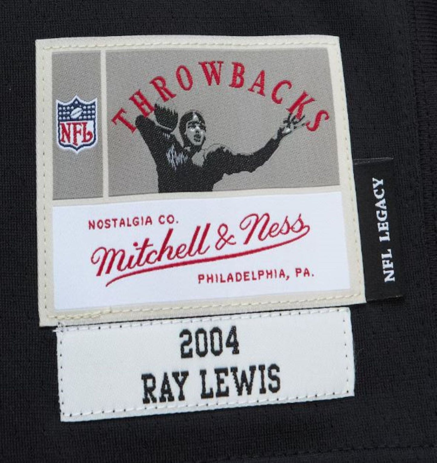 Mitchell & Ness NFL Ray Lewis Baltimore Ravens Black 2004 Legacy Player Jersey - Black