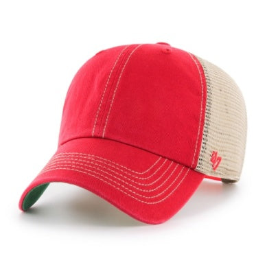 47 Classic Red Trawler Mesh Adjustable Cap - Blank