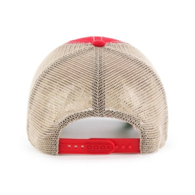 47 Classic Red Trawler Mesh Adjustable Cap - Blank