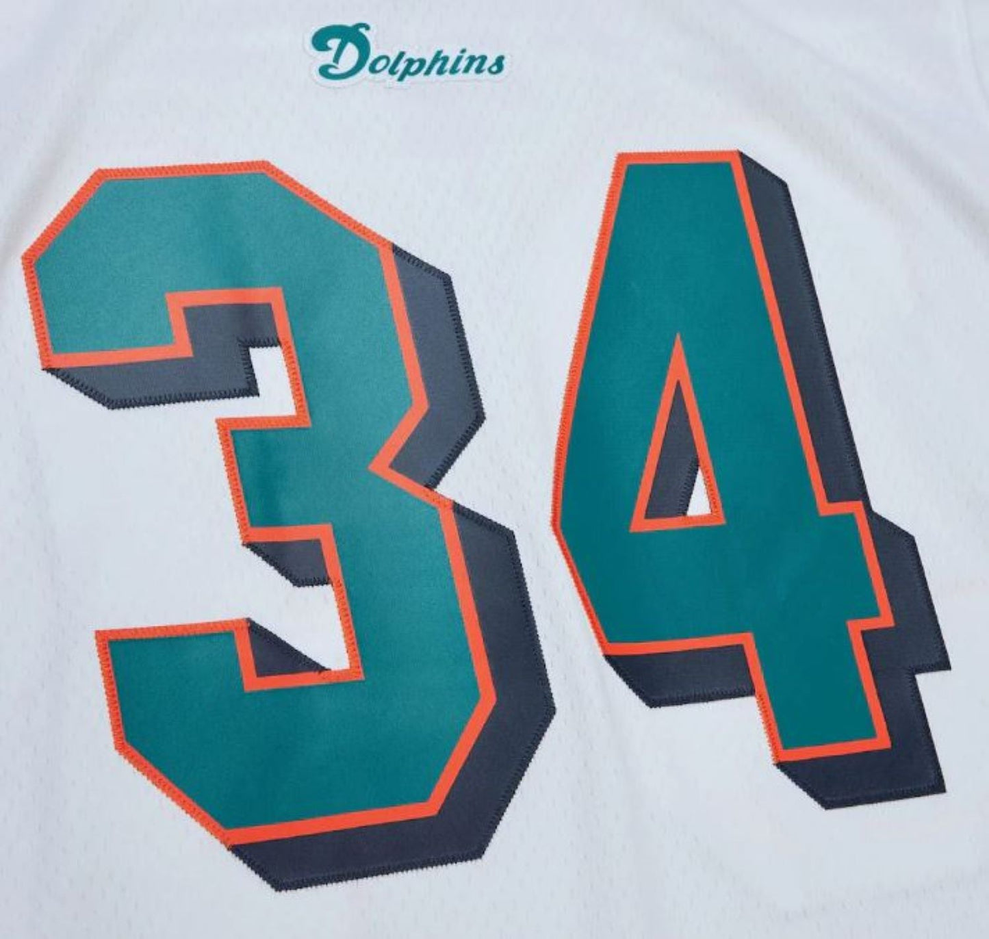Mitchell & Ness NFL Ricky Williams Miami Dolphins 2002 Legacy Player Jersey - White/Teal