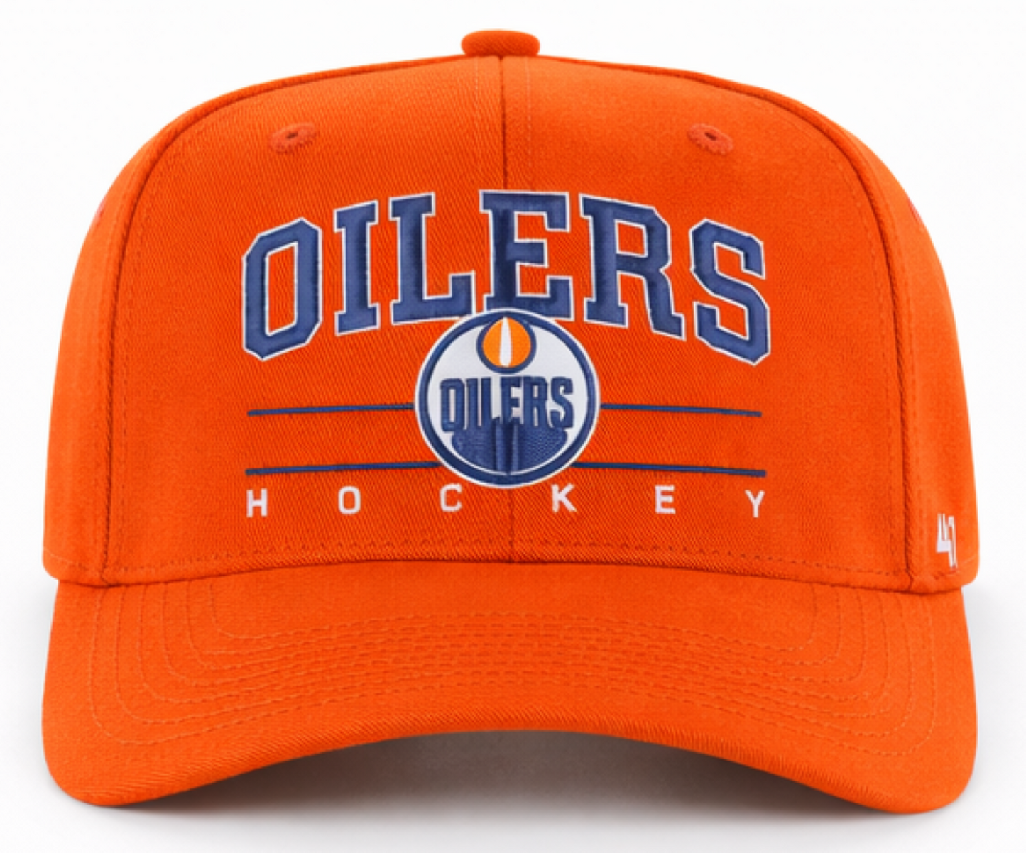47 NHL Edmonton Oilers Roscoe Hitch Snapback Hat - Orange