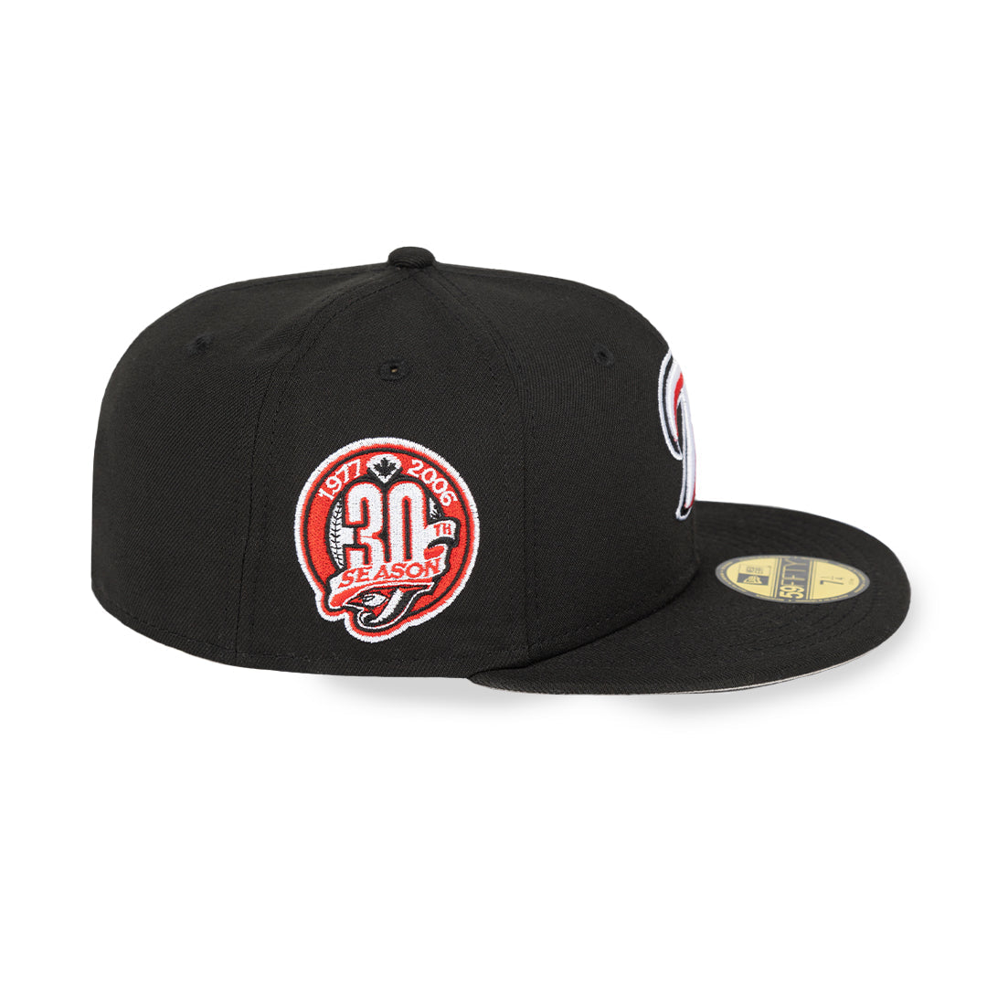 New Era Toronto Blue Jays T Black Sidepatch 59fifty 5950 Fitted Cap Limited Edition Exclusive