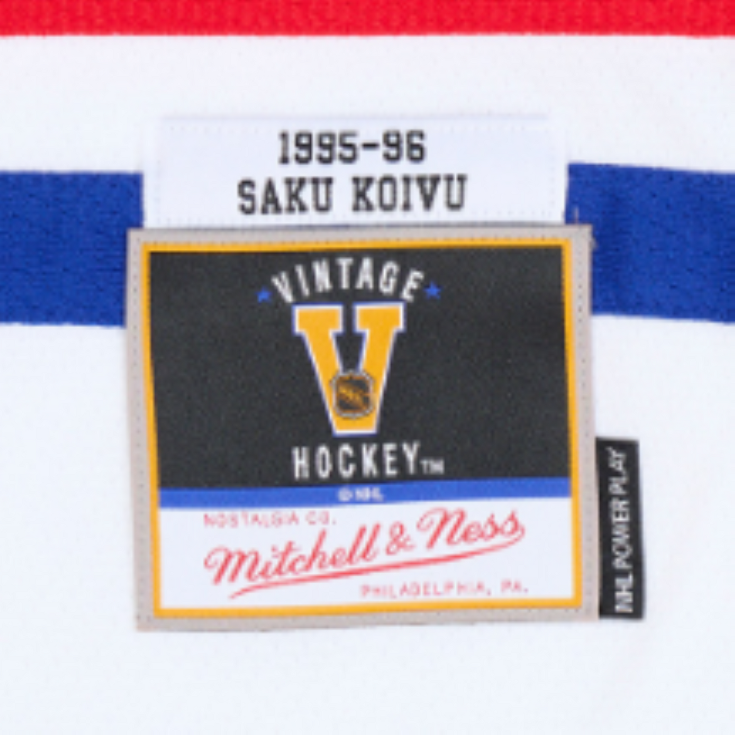 Mitchell & Ness NHL Saku Koivu Montreal Canadiens 1995/96 Jersey - White/Red