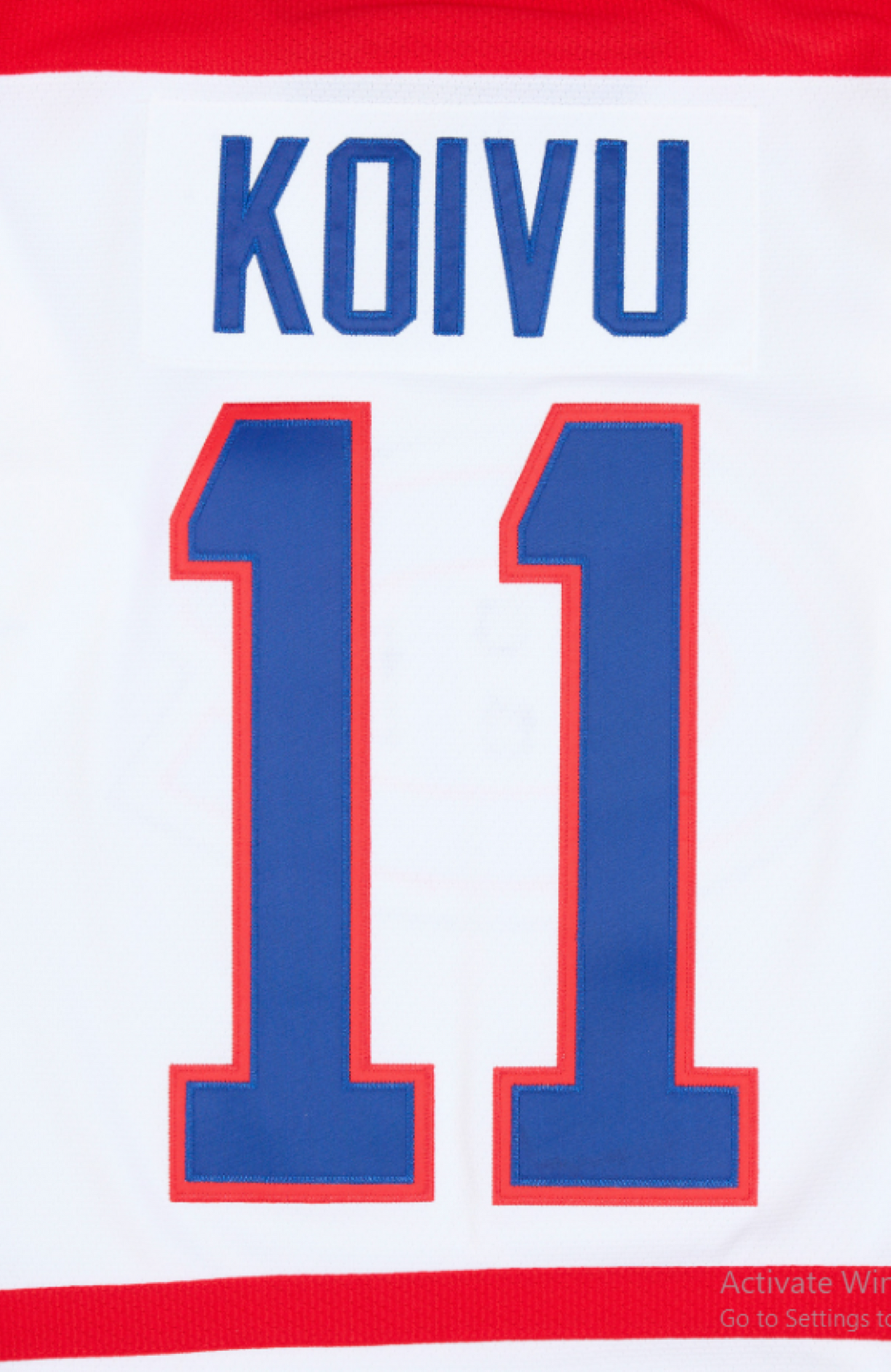 Mitchell & Ness NHL Saku Koivu Montreal Canadiens 1995/96 Jersey - White/Red