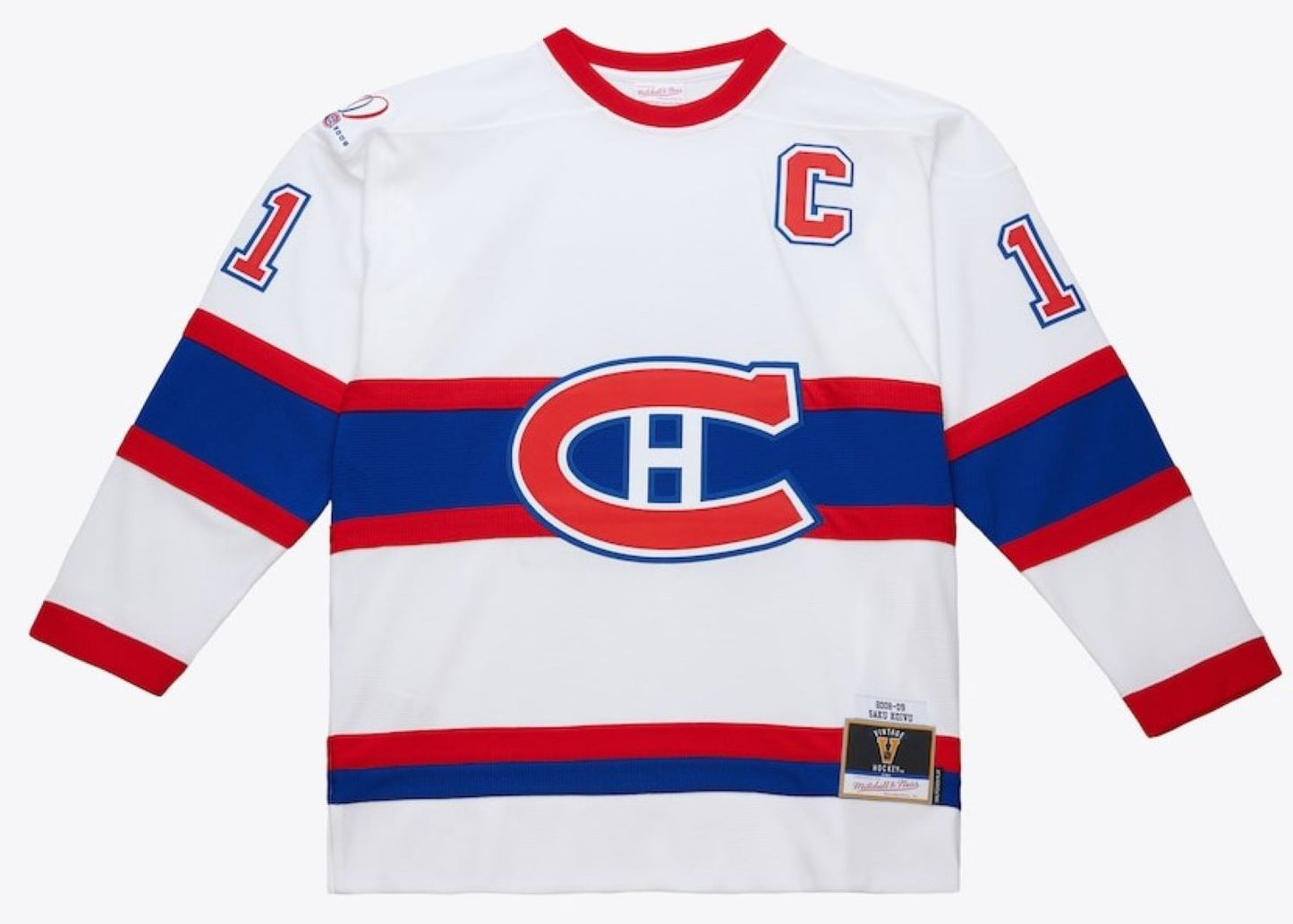 Mitchell & Ness NHL Saku Koivu Montreal Canadiens 2008/2009 Power Play Jersey - White/Red/Blue
